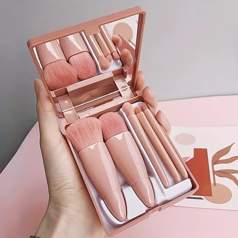 5-in-1 Portable Makeup Brush Set