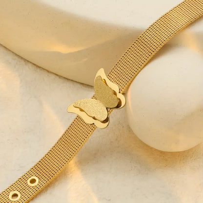 Stainless Steel Butterfly Bracelet