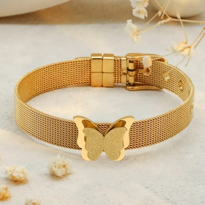 Stainless Steel Butterfly Bracelet