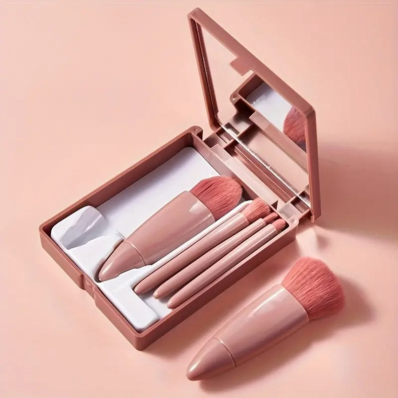 5-in-1 Portable Makeup Brush Set